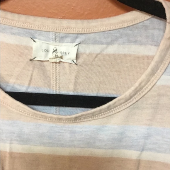 Lou & Grey Long Sleeve Casual Loose Fit Scoop Neck Tee Size XL - Picture 3 of 3